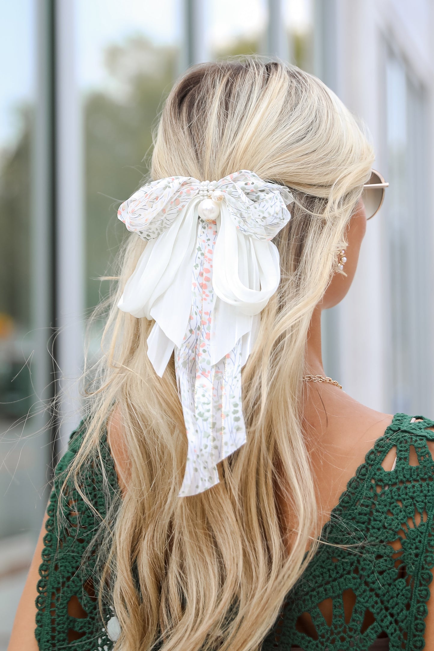 FINAL SALE - Glowing Personality Floral Bow Hair Clip