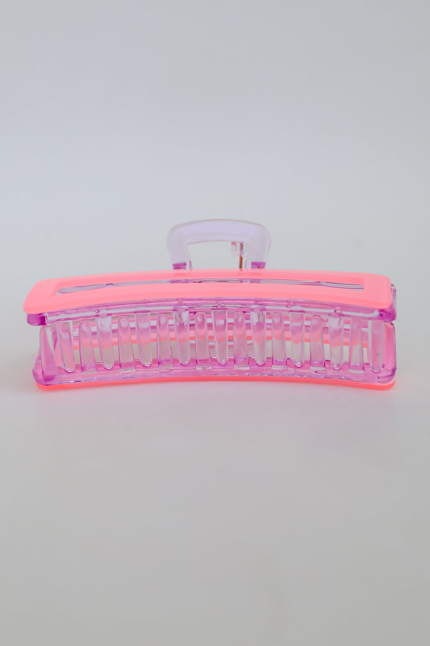 FINAL SALE - Stylish Radiance Pink Acrylic Claw Hair Clip