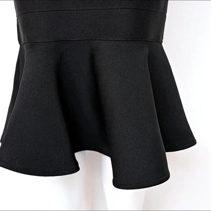 2024 new commuter elegant fishtail bandage skirt hip sexy French European and American style elastic