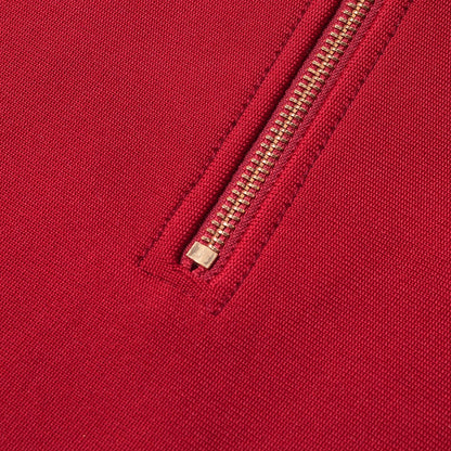 European and American wine red slim bandage fishtail skirt 2024 summer irregular elegant cross-border hip skirt dress women's clothing