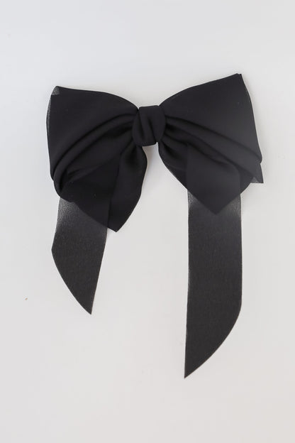 FINAL SALE - Luxe Poise Bow Hair Clip